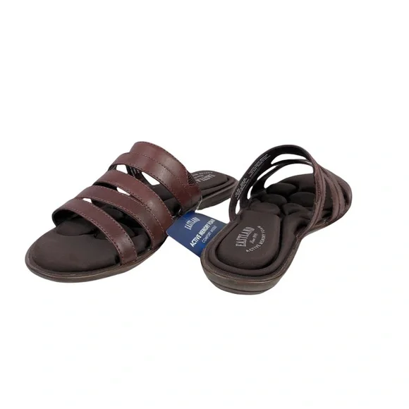 Eastland Shoes Eastland Womens Phoebe Brown Leather Slide